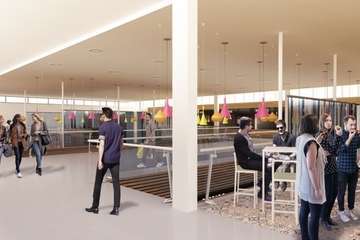 Fotomontaje del proyecto de modernización del Mercado Municipal (Foto TA)